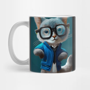 Nerd Cat Mug